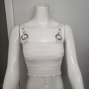 Dynamic Crop top White